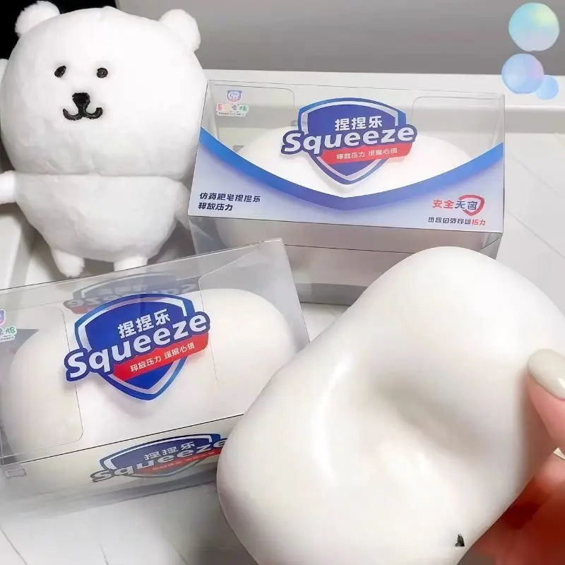 Crunchy Soap Squishy Stress Ball (ASMR)