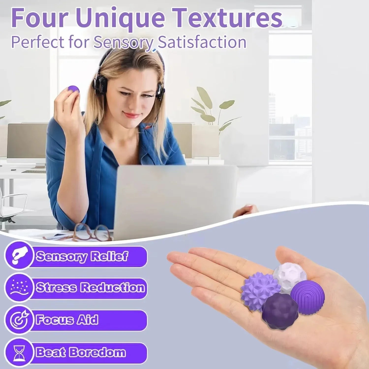 Magnetic Calming Fidget Balls