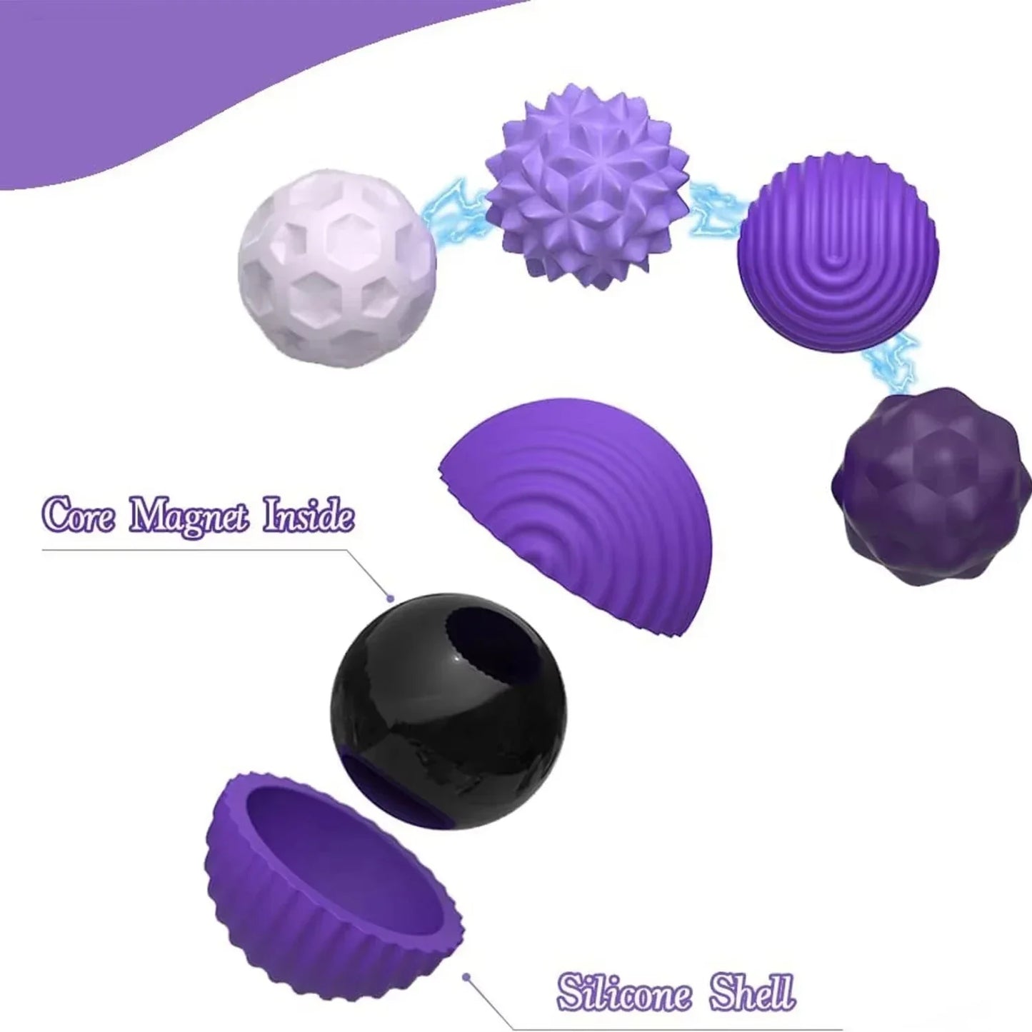 Magnetic Calming Fidget Balls