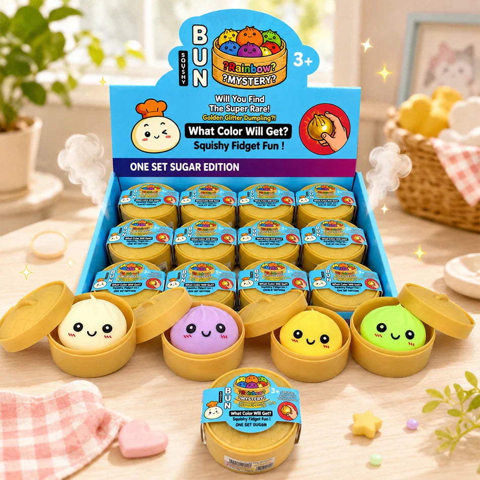 Rainbow Squishy Stress Dumpling