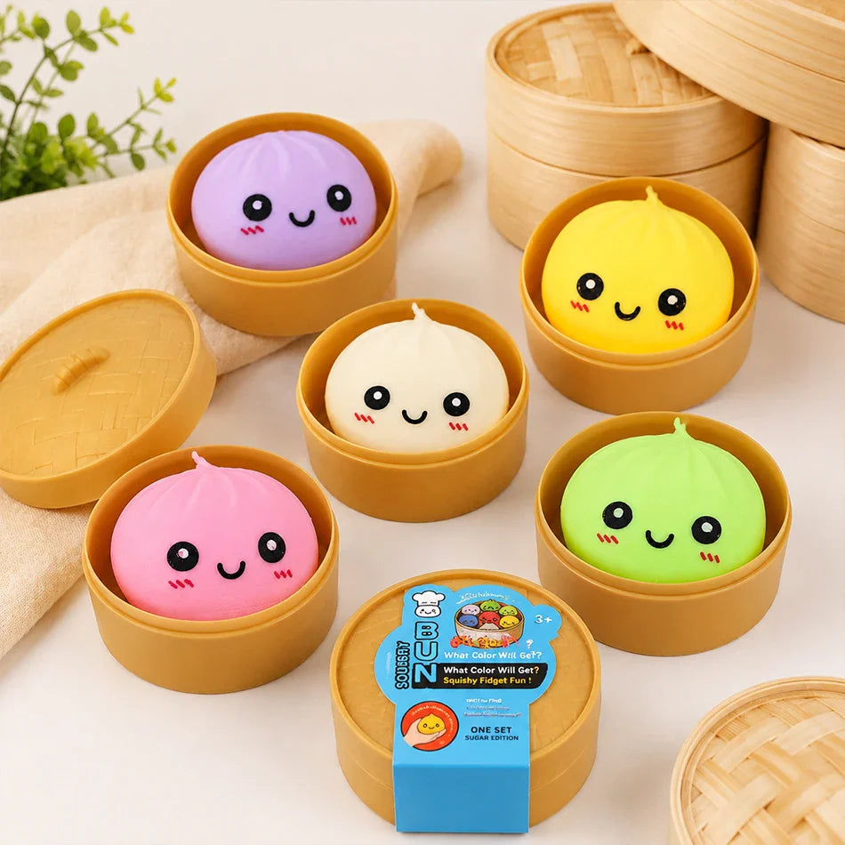 Rainbow Squishy Stress Dumpling