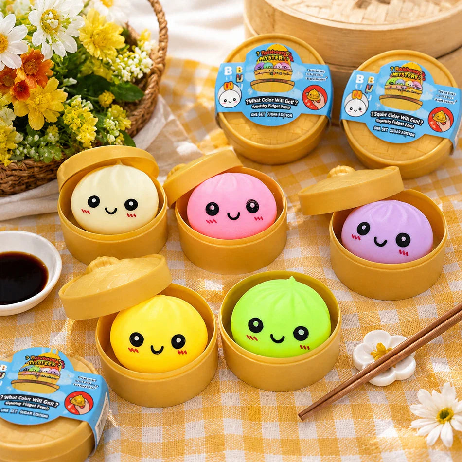 Rainbow Squishy Stress Dumpling