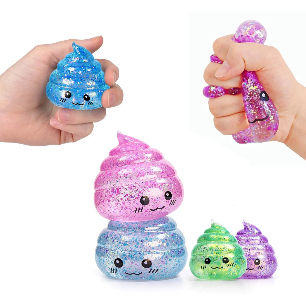 Glitter Poop Squishy | The Cutest Poop You'll Ever Squeeze