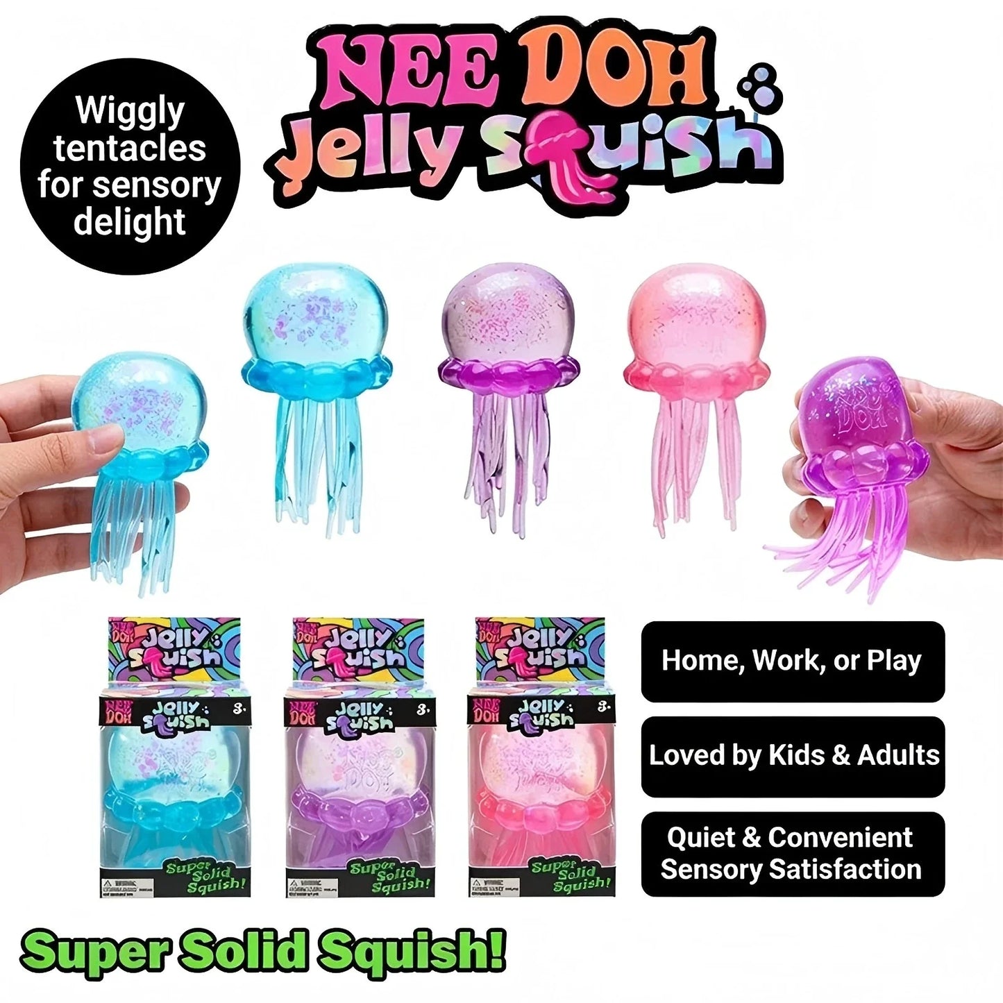 Relaxing Jellyfish Nee Doh Squish